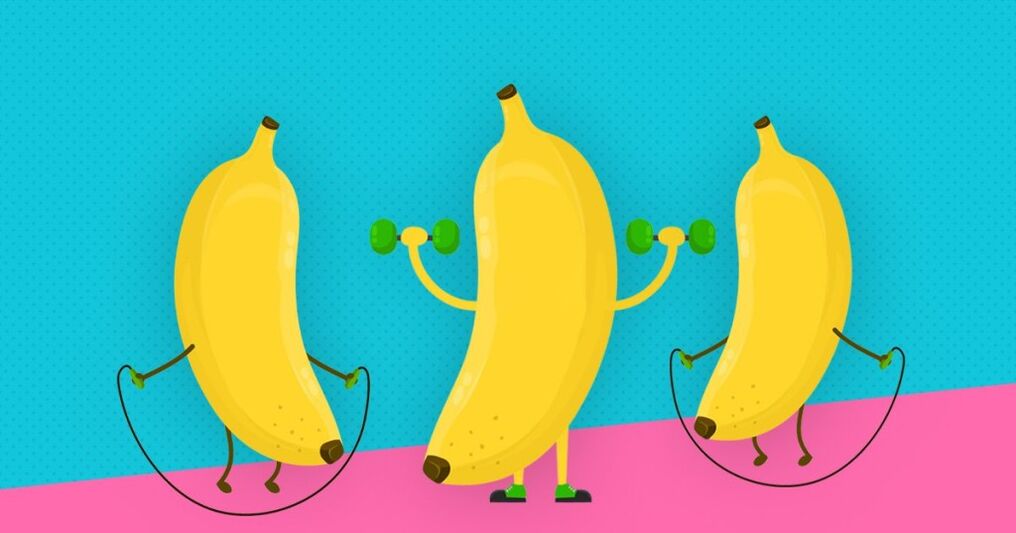 банани імітують збільшення ширини члена вправами